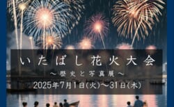 【7月1日～7月31日】パネル展「いたばし花火大会～歴史と写真展～」