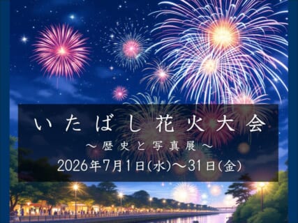 【7月1日～7月31日】パネル展「いたばし花火大会～歴史と写真展～」